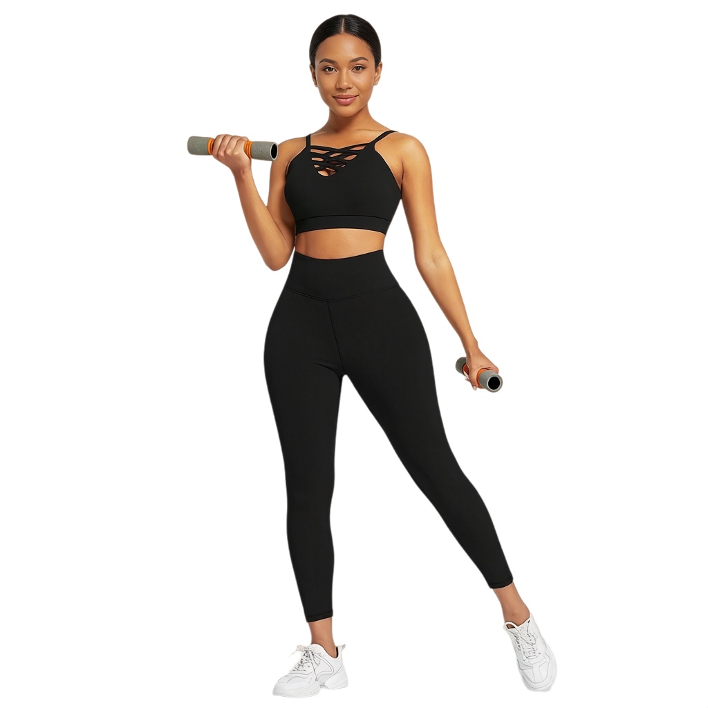 Yoga Fitness Usa - 3-teiliges Damen Yoga Fitness Set -