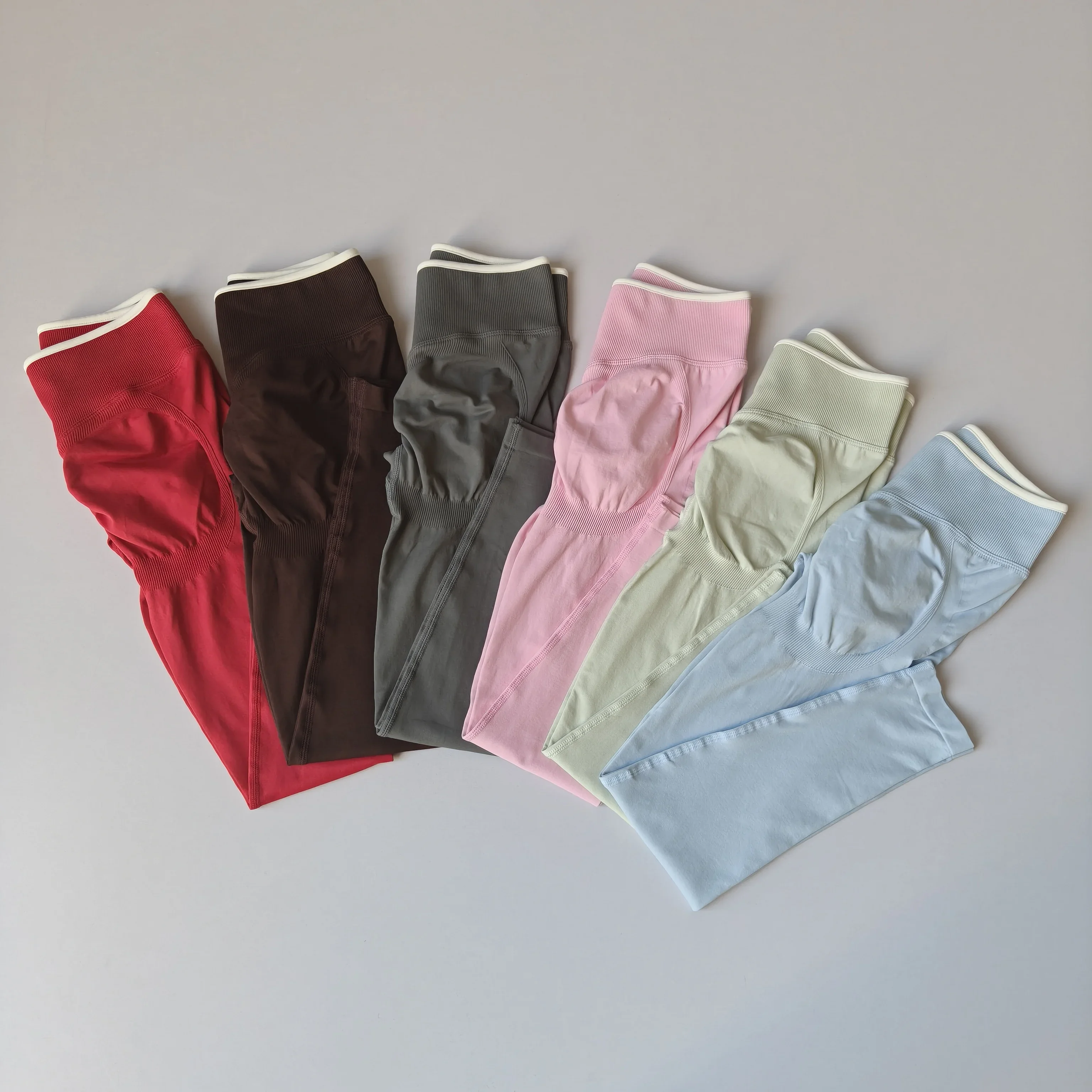 Ignite Yoga Fitness - Nahtlose Sport-Yoga-Fitness-Leggings für Damen, elastische Gym-Laufhose,