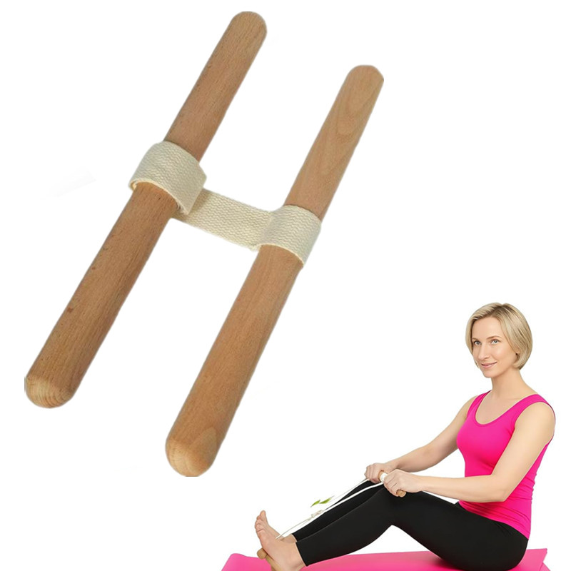 Yoga Fitness Usa - Hamstring-Stretcher, Verstellbarer Flex-Gurt zur Schmerzlinderung, Yoga-Ganzkörper-Streckübungs-Fitness-Ausrüstungsset
