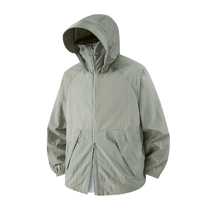 Yoga Fitness For Men - Sommer Outdoor Laufjacke, Leichte Atmungsaktive Sonnenschutzjacke