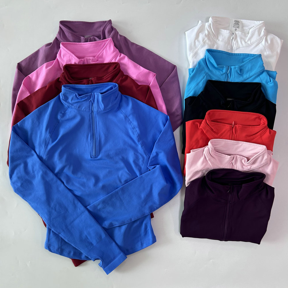 No Logo Yoga-Jacke mit halbem  – Yoga Fitness Usa Bewertung und Preis