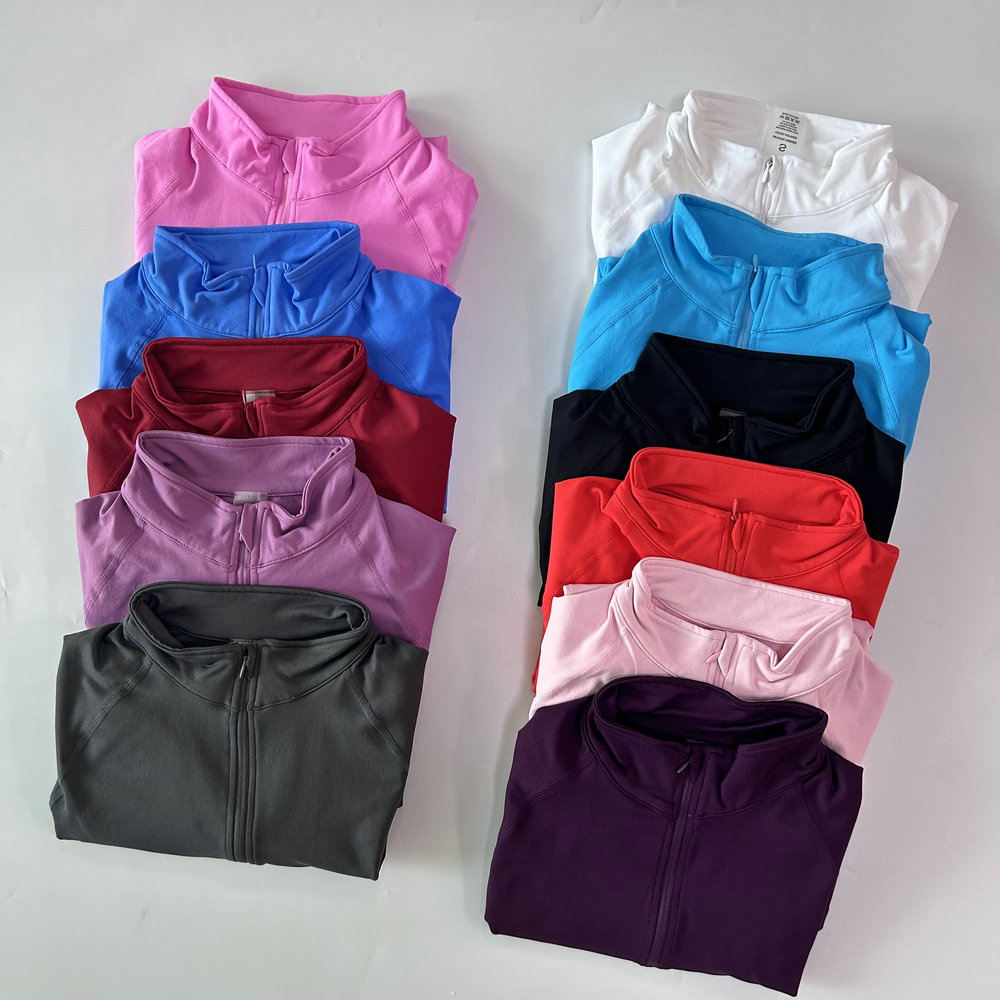 No Logo Yoga-Jacke mit halbem  – Yoga Fitness Usa Bewertung und Preis