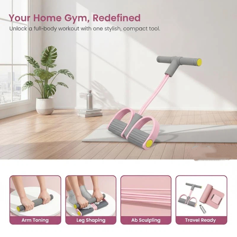 4-Röhren Elastisches Zugseil Y – Yoga Fitness Gear Bewertung und Preis